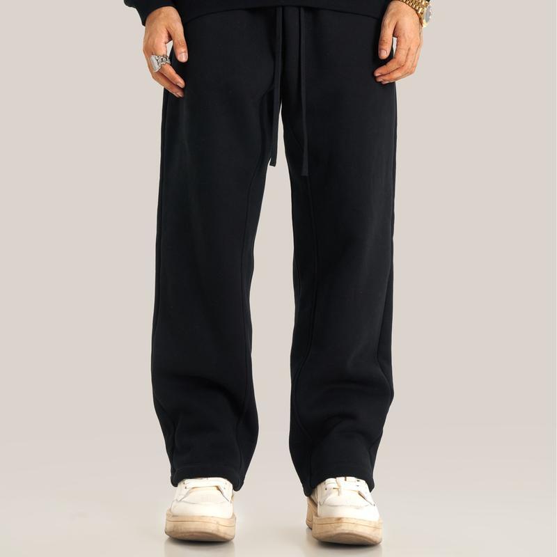 600GSM Baggy Fleece Sweatpants โ Unisex Retro Streetwear