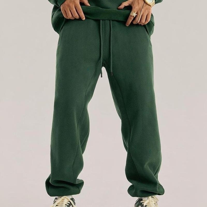600GSM Baggy Fleece Sweatpants โ Unisex Retro Streetwear