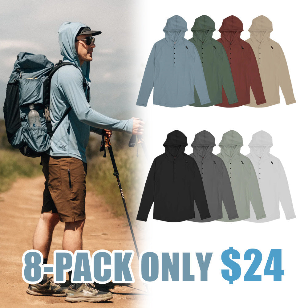 Men’s Light Breathable UPF 30+ Sun Hoodie