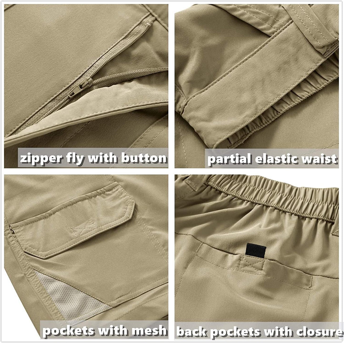 9-Pack Men's Cargo Shorts 8