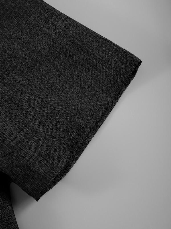 Men's Solid Button Shirt & Drawstring Waist Pants Loungewear