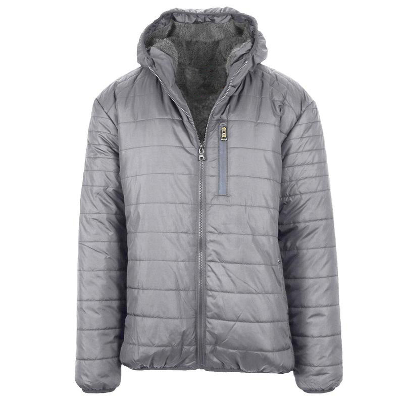Men's Classic & Sherpa Fleece Lined Hooded Puffer Jacket