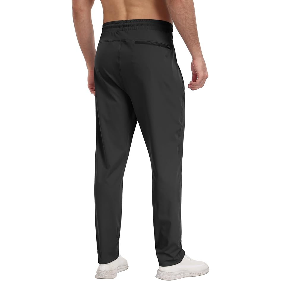 Men‘s Athletic Sweatpants with Zipper Pockets