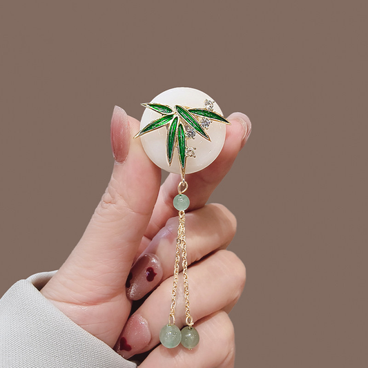 新中式古风旗袍胸针压襟气质平安扣别针